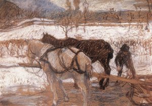 冬 作： Károly Ferenczy